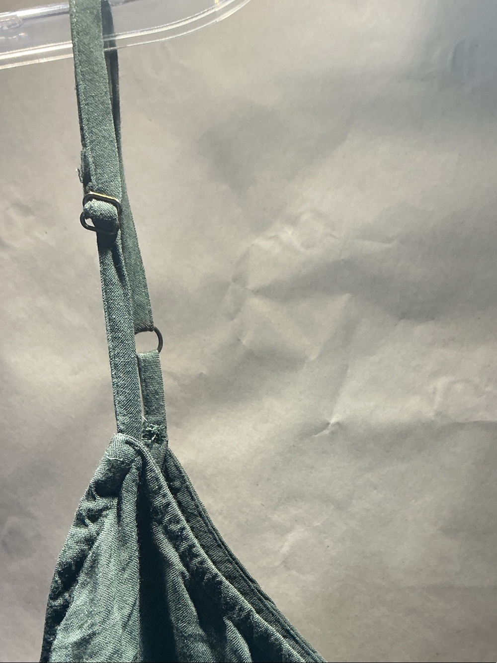 Merona Olive Green Lace-Front Maxi Slip Dress - Picture 4 of 4